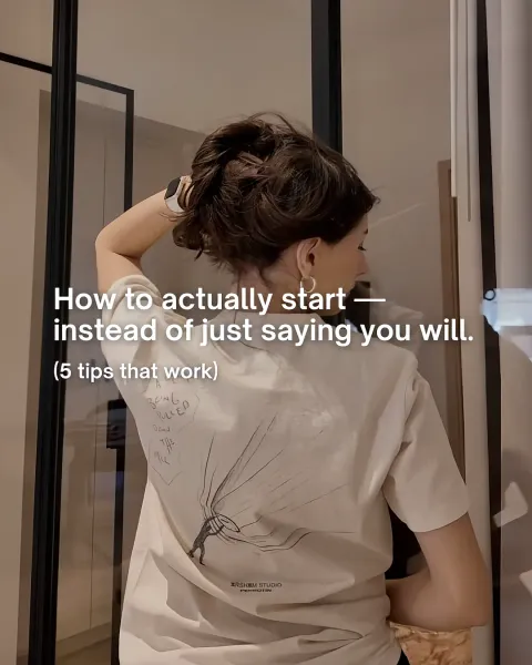 Cover der TikTok-Slideshow: How to actually start