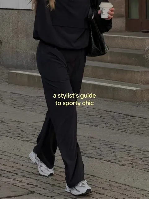 TikTok slideshow cover: A stylist's guide to sporty chic