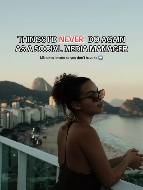 Original slideshow: Mistakes a social media manager will not repeat