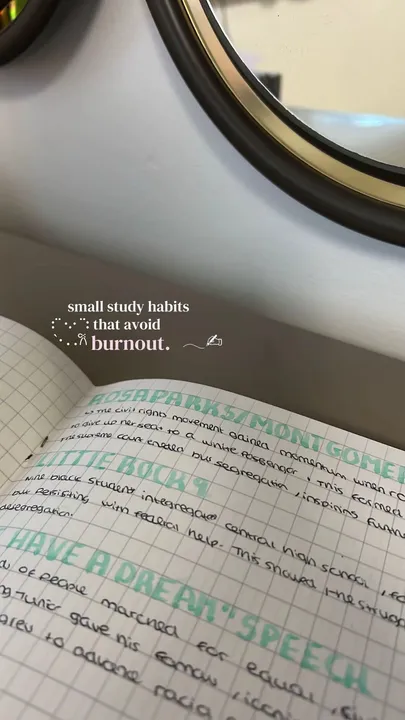 TikTok slideshow cover: Small Study Habits