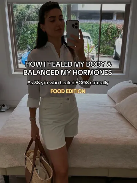 TikTok slideshow cover: How I Healed My Body & Balanced My Hormones