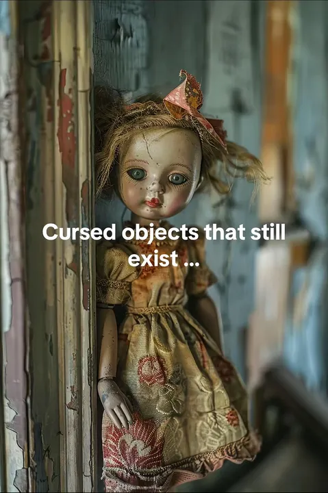 TikTok slideshow cover: Cursed objects that still exist ...