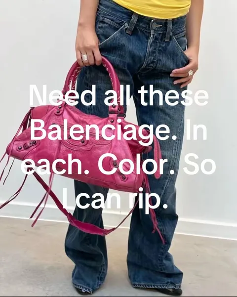 TikTok slideshow cover: Balenciaga Bag Wishlist