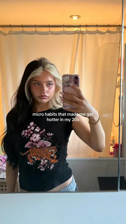 TikTok slideshow cover: Micro habits for your 20s