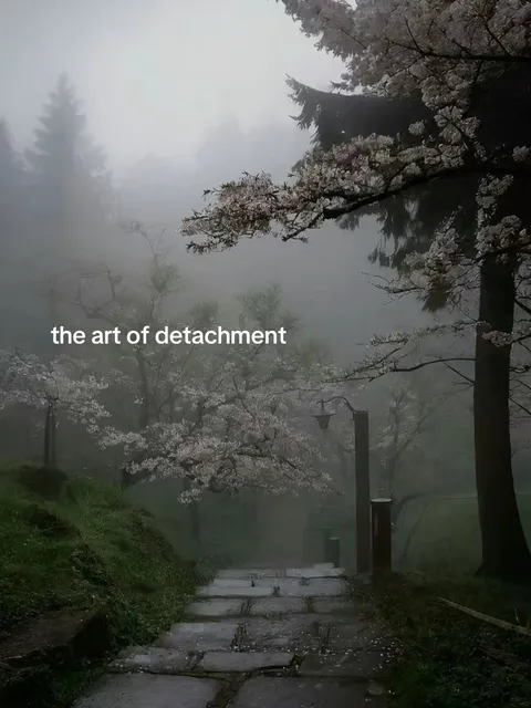 TikTok slideshow cover: the art of detachment