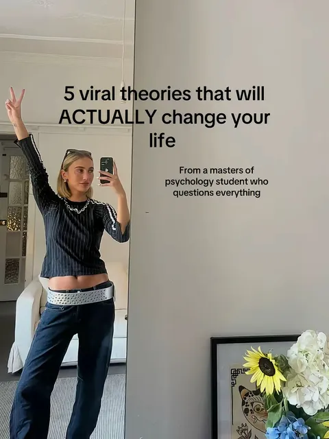 TikTok slideshow cover: 5 viral theories that will ACTUALLY change your life