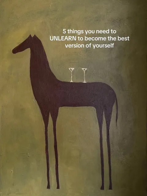 TikTok slideshow cover: 5 things to unlearn