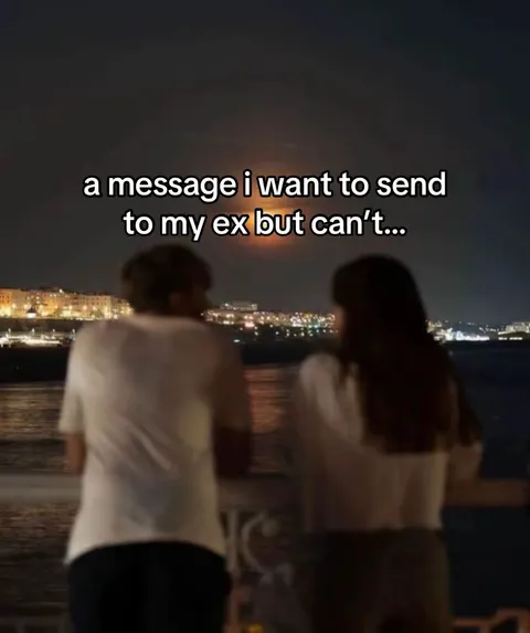 TikTok slideshow cover: a message i want to send to my ex but can't...