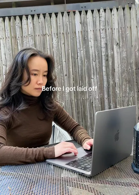 TikTok slideshow cover: Before I got laid off