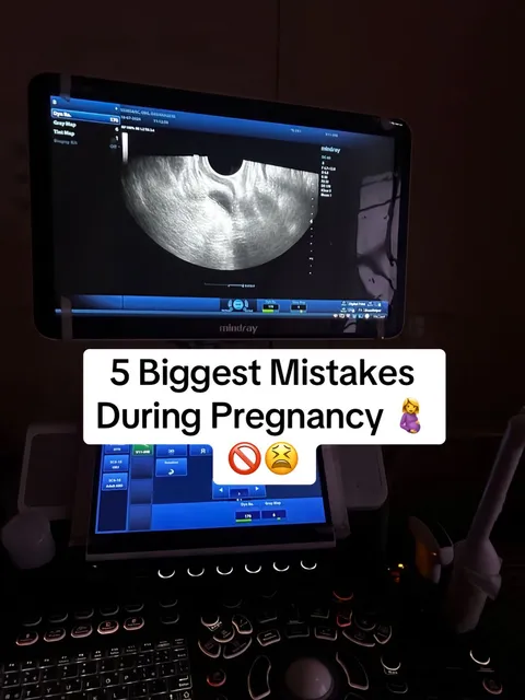 TikTok slideshow cover: Pregnancy mistakes