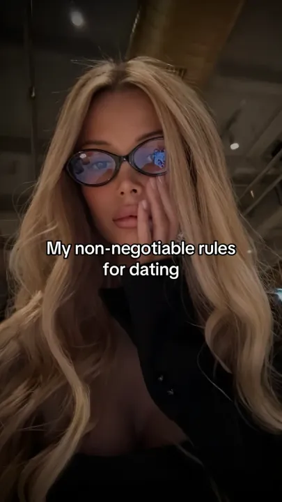 TikTok slideshow cover: My non-negotiable rules for dating