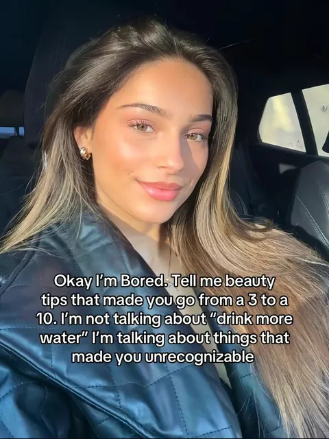 TikTok slideshow cover: Beauty Tips for a Transformation