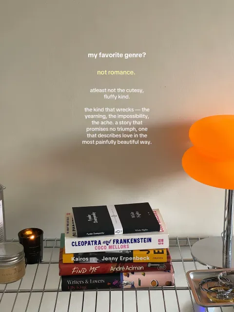 TikTok slideshow cover: My favorite genre?
