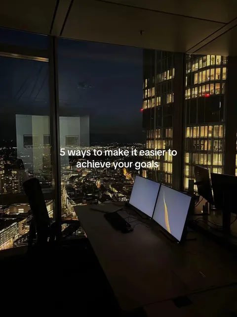 Original slideshow: 5 ways to make it easier to achieve your goals
