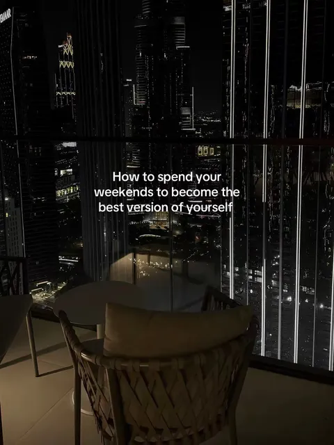 TikTok slideshow cover: How to Spend Your Weekends