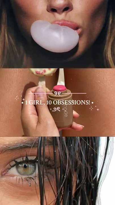 TikTok slideshow cover: 1 Girl, 10 Obsessions!