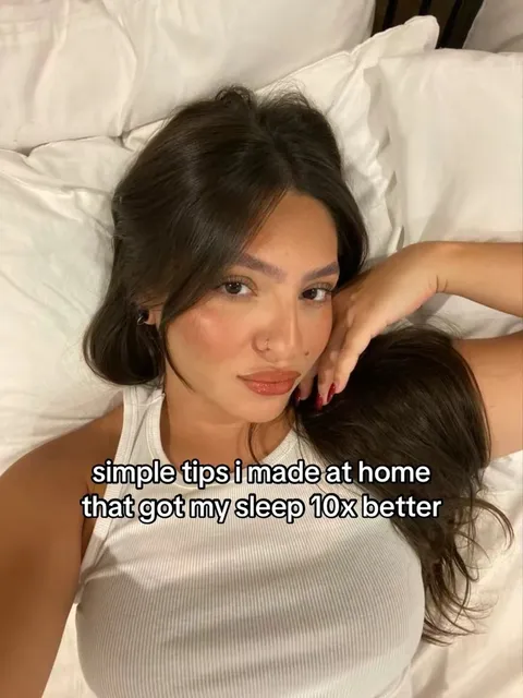 TikTok slideshow cover: Simple tips for better sleep