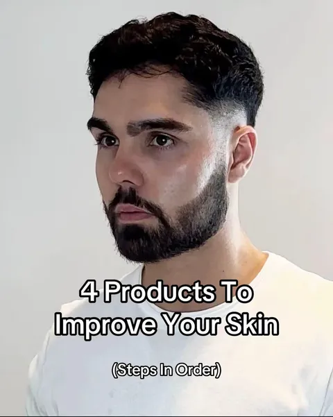 TikTok slideshow cover: 4 Products To Improve Your Skin