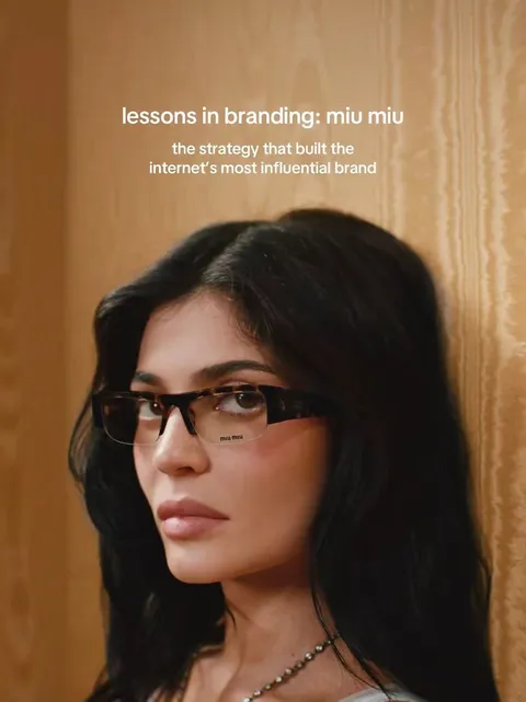 TikTok slideshow cover: Lessons in branding: Miu Miu