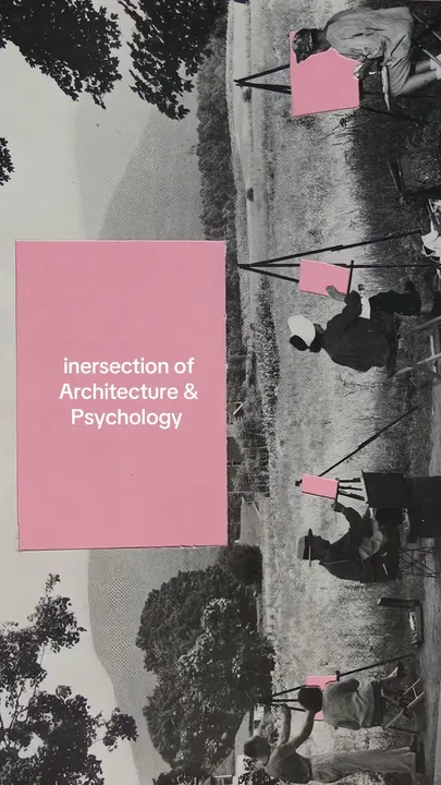 TikTok slideshow cover: intersection of Architecture & Psychology