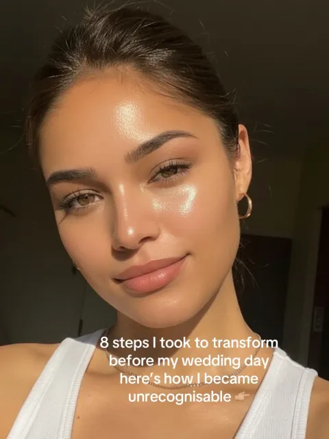 Original slideshow: Wedding day transformation
