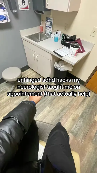 TikTok slideshow cover: ADHD hacks from a neurologist