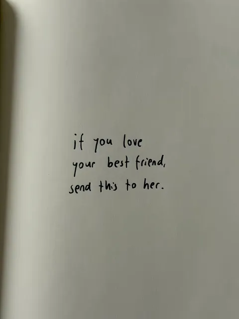 TikTok slideshow cover: Message for a best friend