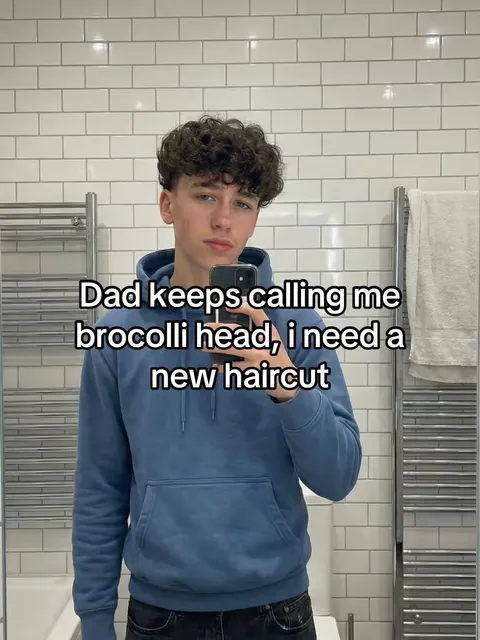 TikTok slideshow cover: Request for a new haircut