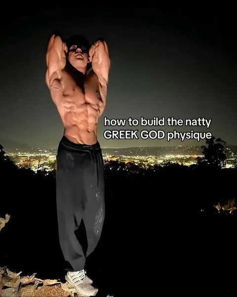 TikTok slideshow cover: how to build the natty GREEK GOD physique