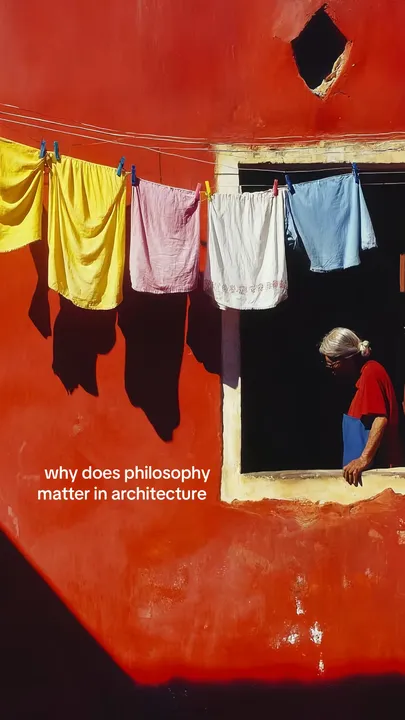 TikTok slideshow cover: Philosophy in architecture