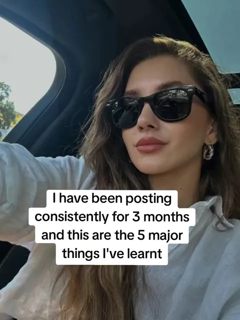 TikTok slideshow cover: Consistency Lessons
