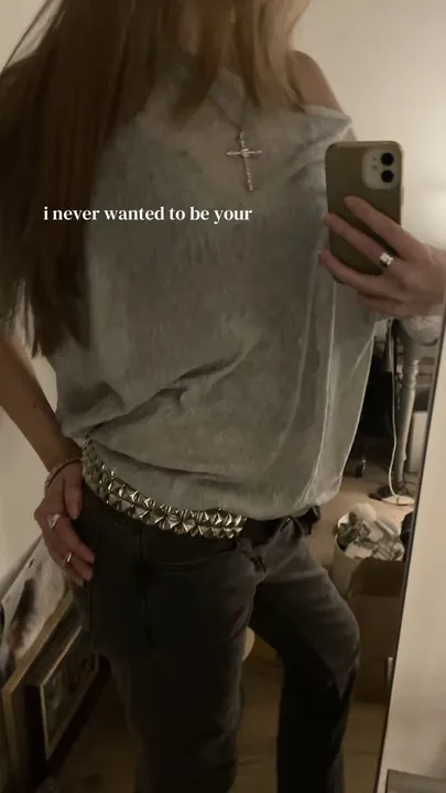 TikTok slideshow cover: i never wanted to be your