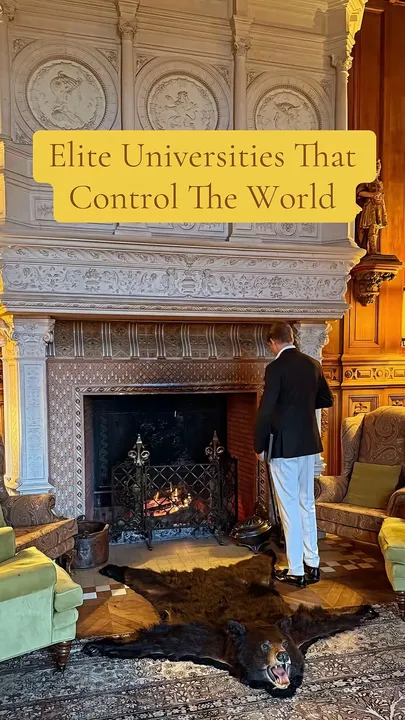 TikTok slideshow cover: Elite Universities That Control The World