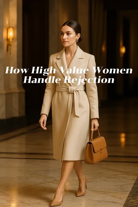 TikTok slideshow cover: How High-Value Women Handle Rejection