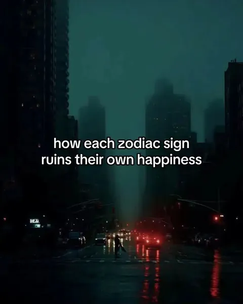 TikTok slideshow cover: Zodiac and Happiness