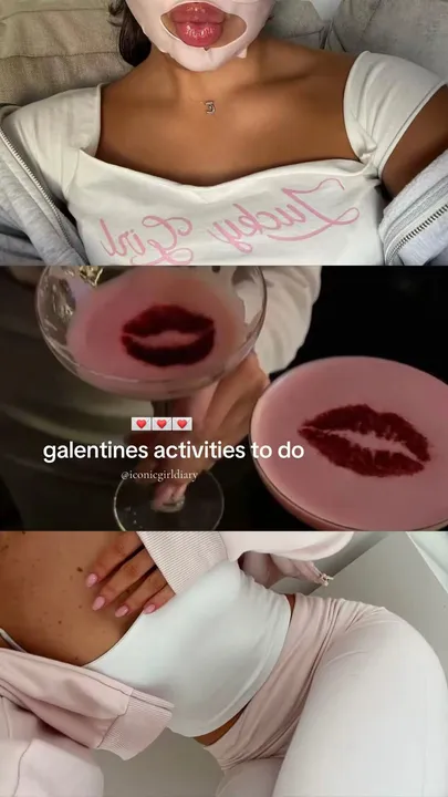 TikTok slideshow cover: galentines activities to do