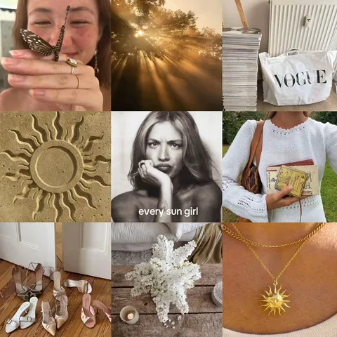TikTok slideshow cover: Sun Girl Aesthetic
