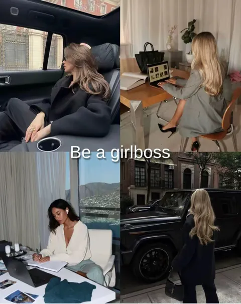 TikTok slideshow cover: Be a girlboss