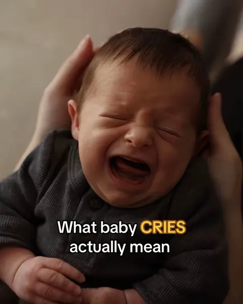 TikTok slideshow cover: Understanding baby cries