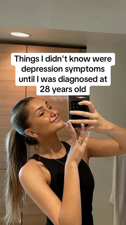 TikTok slideshow cover: Depression symptoms