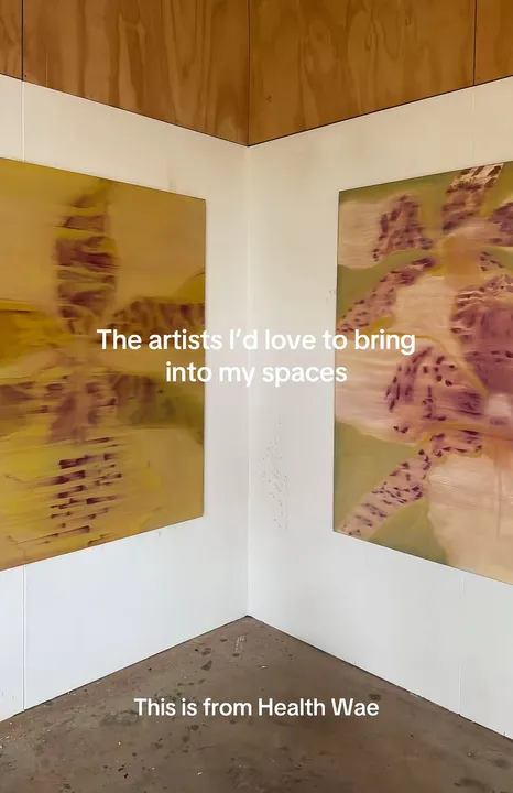 TikTok slideshow cover: The artists I'd love to bring into my spaces