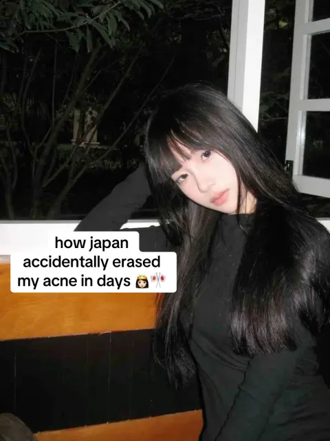 TikTok slideshow cover: How Japan accidentally erased my acne in days