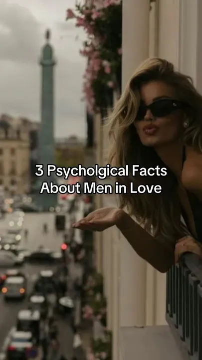 TikTok slideshow cover: 3 Psycholgical Facts About Men in Love