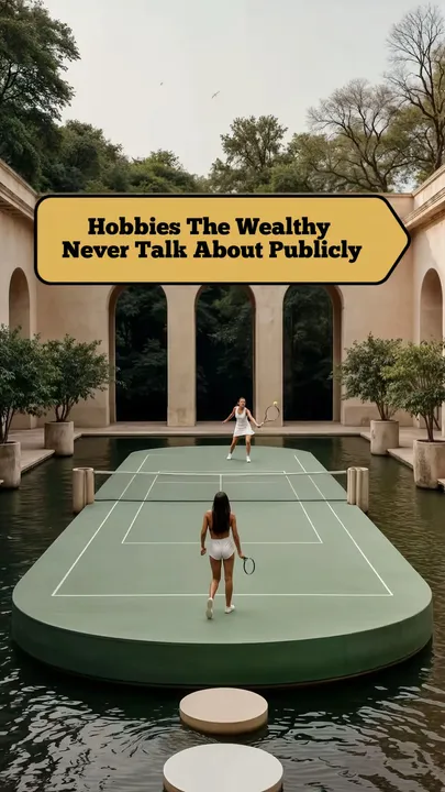 TikTok slideshow cover: Hobbies The Wealthy Never Talk About Publicly
