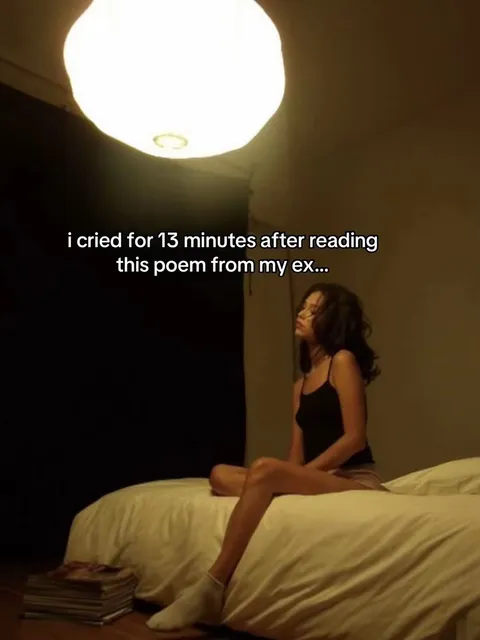 TikTok slideshow cover: Poem from my ex