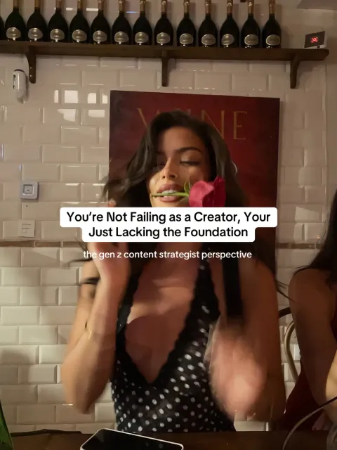 TikTok slideshow cover: Creator Foundation Advice