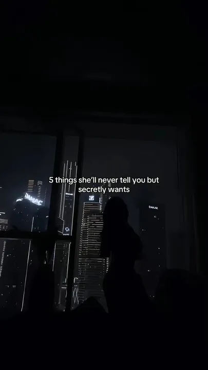 TikTok slideshow cover: 5 Things She Secretly Wants