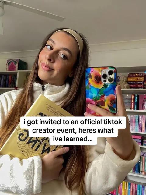 TikTok slideshow cover: TikTok Creator Event Lessons