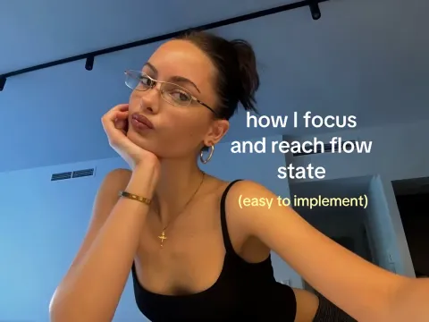 TikTok slideshow cover: How to reach a flow state