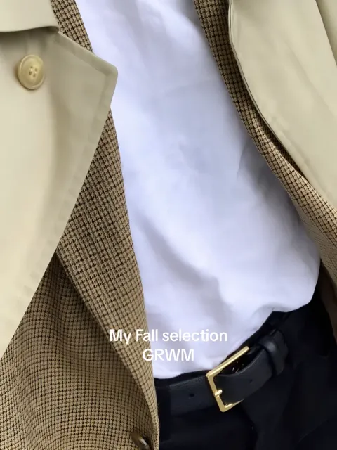 TikTok slideshow cover: My Fall Selection GRWM